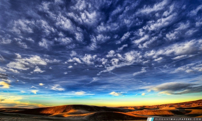 Desert Sky HDR, Arrière-plans HD à télécharger