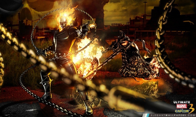 Marvel vs Capcom 3 – Ghost Rider, Arrière-plans HD à télécharger