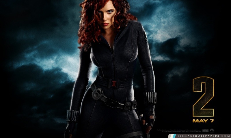 Black Widow, Iron Man 2, Arrière-plans HD à télécharger