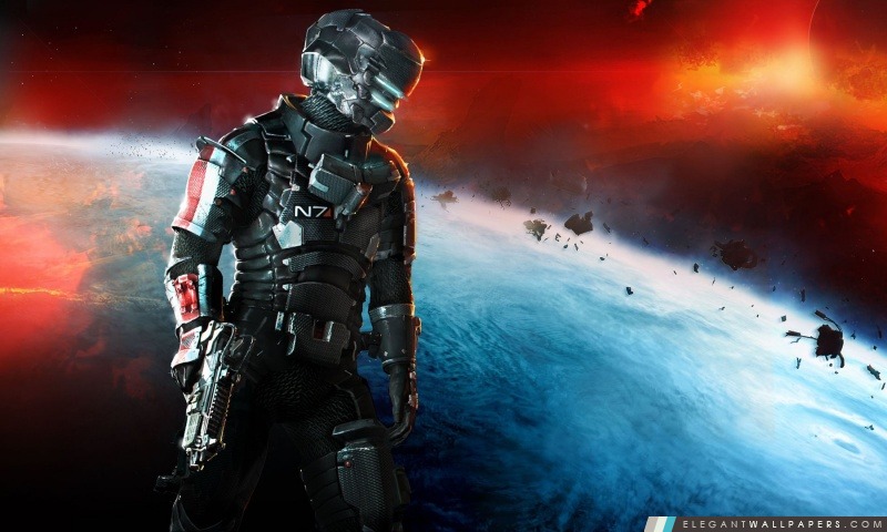 Dead Space 3 – Mass Effect N7 Armure, Arrière-plans HD à télécharger