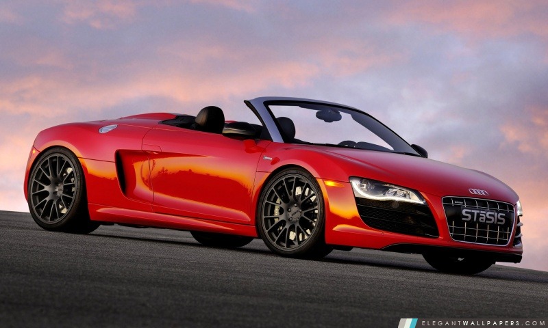 Rouge Audi Stasis, Arrière-plans HD à télécharger