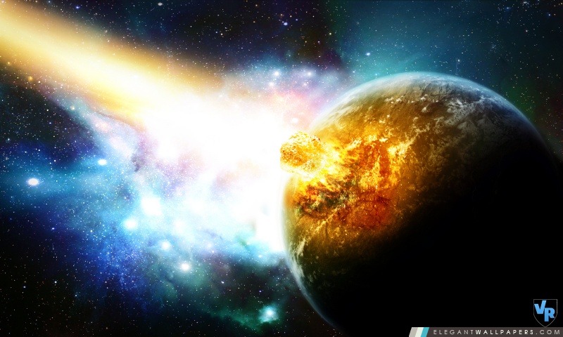 Meteor Accident planète, Arrière-plans HD à télécharger
