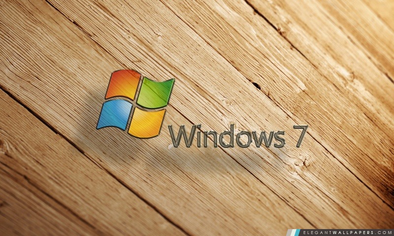 Windows 7 Bois, Arrière-plans HD à télécharger