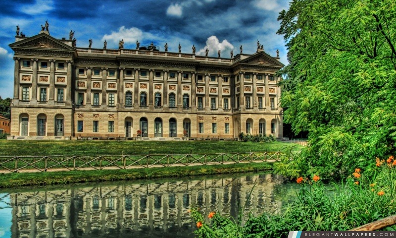 Château à Milan, Italie, Arrière-plans HD à télécharger