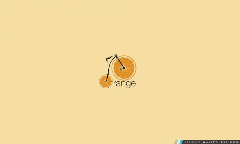 Vintage orange, Arrière-plans HD à télécharger