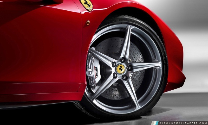 2010 Ferrari 458 Italia roue, Arrière-plans HD à télécharger