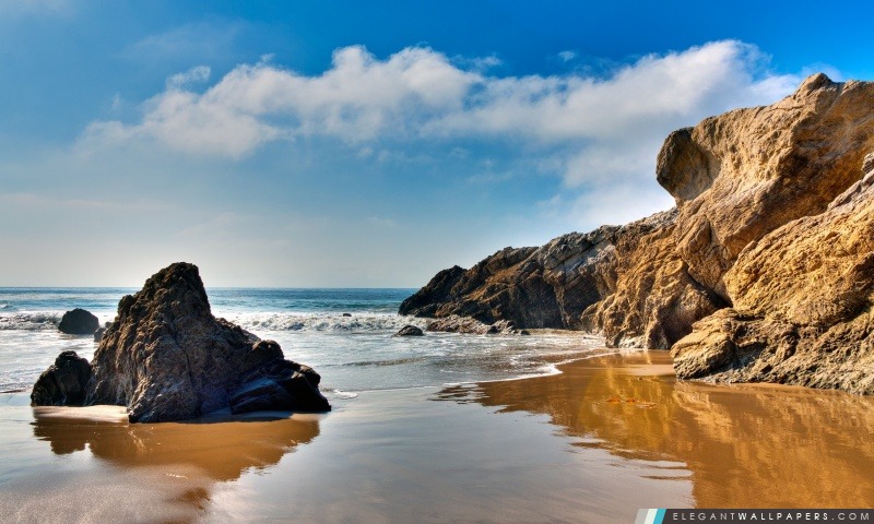 Malibu Beach, en Californie, aux États-Unis, Arrière-plans HD à télécharger