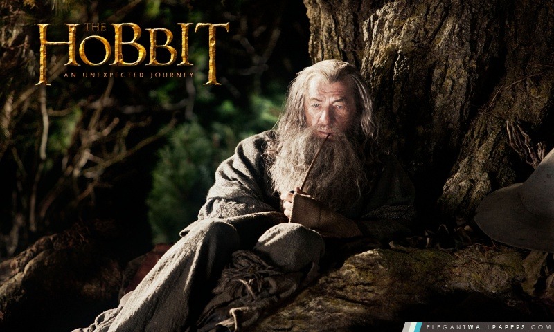 Ian McKellen Gandalf dans Le Hobbit Un voyage inattendu, Arrière-plans HD à télécharger