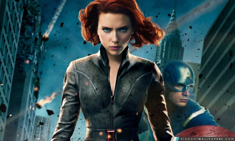 Black Widow dans The Avengers, Arrière-plans HD à télécharger