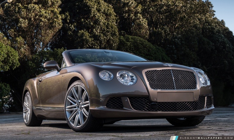 Bentley Continental GT Speed ​​Convertible, Arrière-plans HD à télécharger
