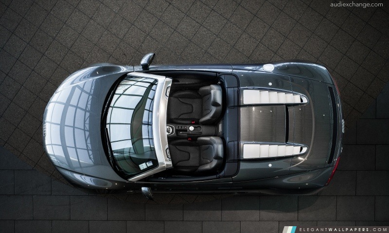 Audi R8 V10 Spyder en haut, Arrière-plans HD à télécharger