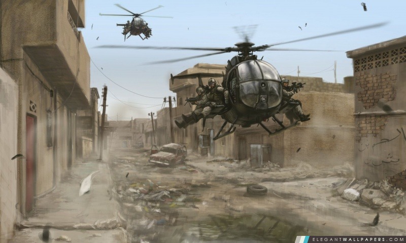 Hélicoptère militaire, Arrière-plans HD à télécharger