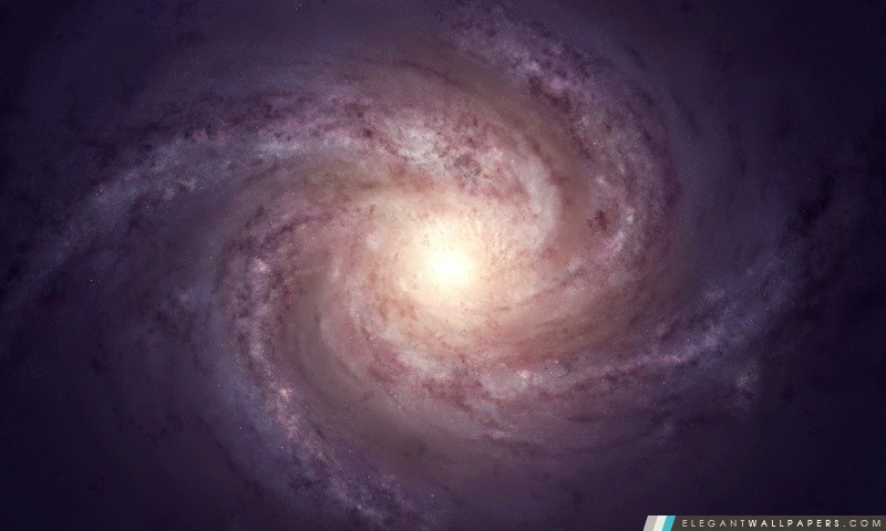 Galaxie spirale de lumière, Arrière-plans HD à télécharger