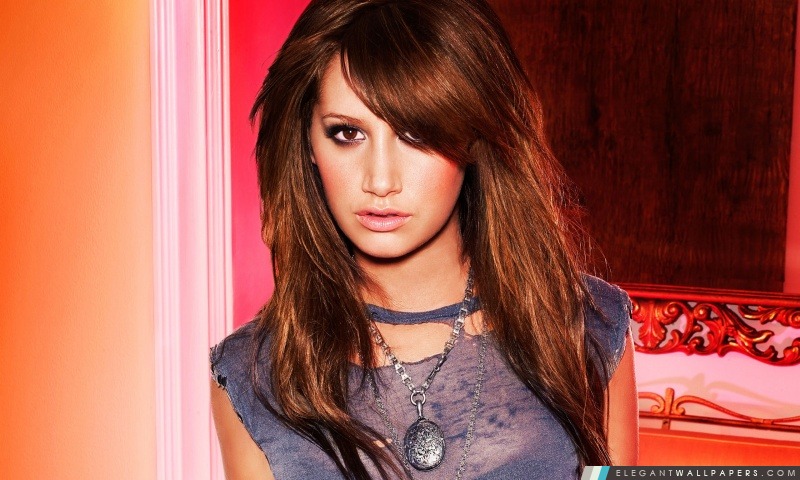 Ashley Tisdale Cheveux bruns 2011, Arrière-plans HD à télécharger