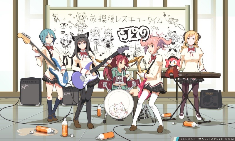 Anime Music Band, Arrière-plans HD à télécharger