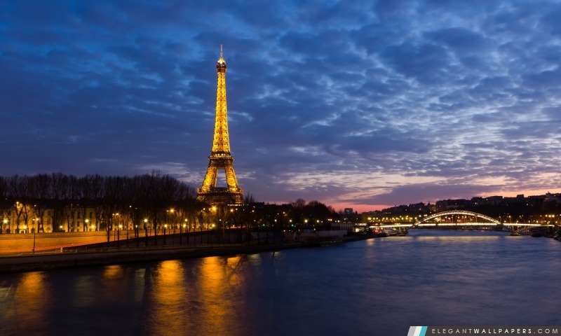Tour Eiffel, Paris, France, Arrière-plans HD à télécharger