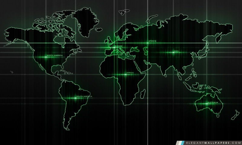 Carte du monde vert, Arrière-plans HD à télécharger