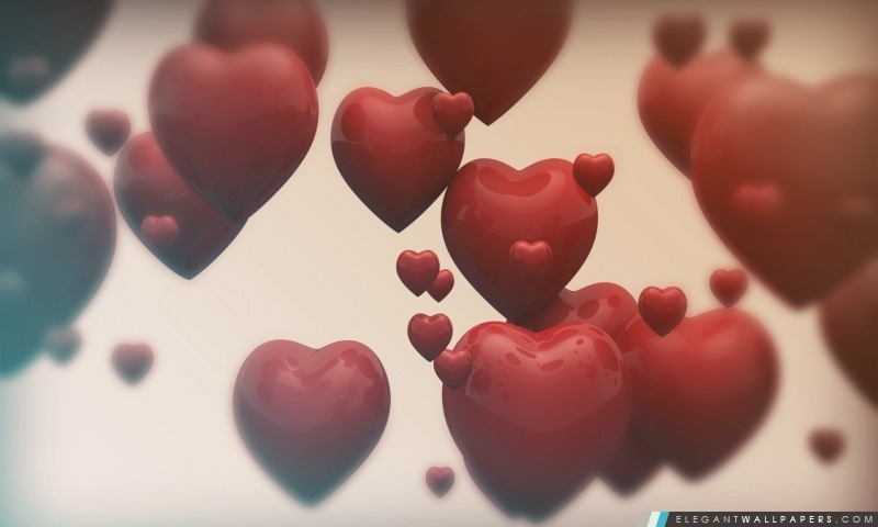 Valentines Hearts, Arrière-plans HD à télécharger