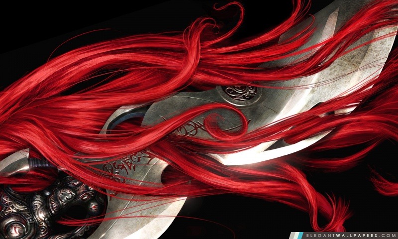 Les cheveux rouges – Heavenly Sword, Arrière-plans HD à télécharger
