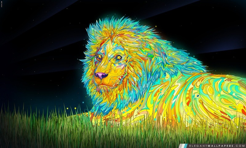 Art Lion, Arrière-plans HD à télécharger