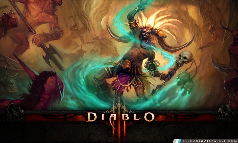 Diablo III Witch Doctor, Arrière-plans HD à télécharger