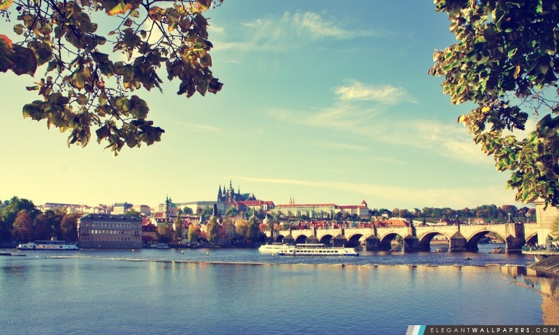 Prague Pont, République tchèque, Arrière-plans HD à télécharger