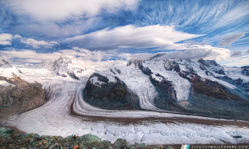 Les glaciers des Alpes, Arrière-plans HD à télécharger