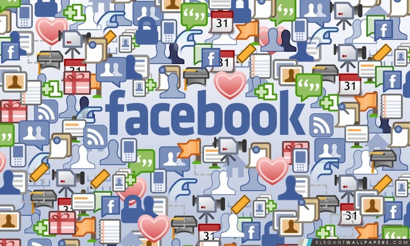 Facebook Social Network, Arrière-plans HD à télécharger