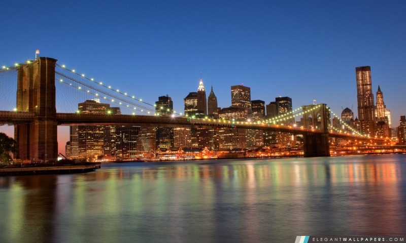 Brooklyn Bridge États-Unis, Arrière-plans HD à télécharger