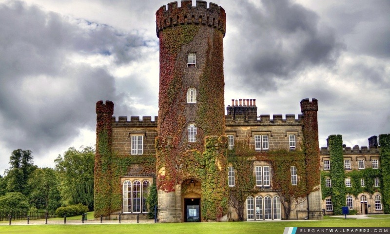 Swinton Castle Angleterre, Arrière-plans HD à télécharger