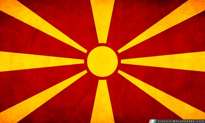 Drapeau macédonien, Arrière-plans HD à télécharger