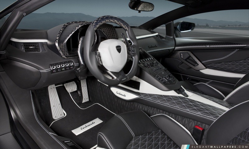 Lamborghini Aventador LP700 4 Intérieur de voiture, Arrière-plans HD à télécharger