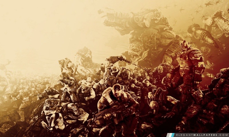 Art de Gears of War, Arrière-plans HD à télécharger