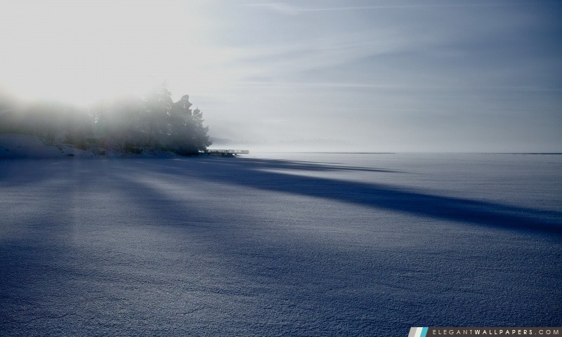 Frozen Lake, hiver, Arrière-plans HD à télécharger