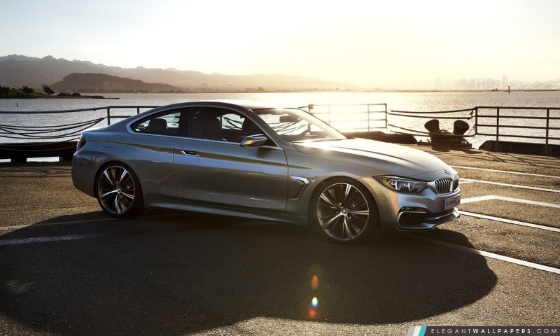 BMW Coupé Série 4 – 2013 Side-View trimestre, Arrière-plans HD à télécharger