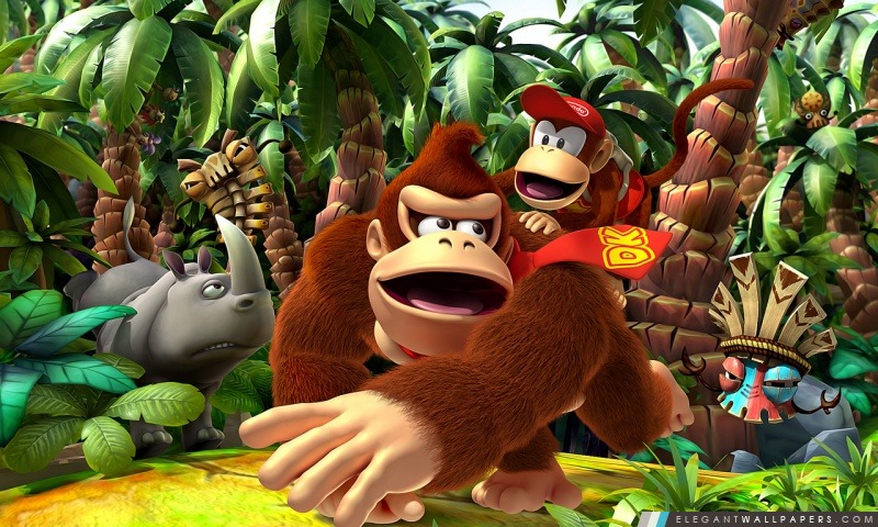 Retours Donkey Kong, Arrière-plans HD à télécharger