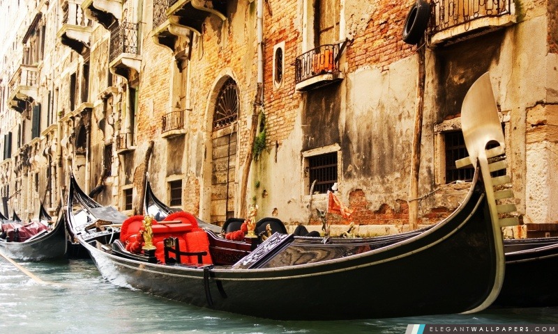 Gondole à Venise, Arrière-plans HD à télécharger