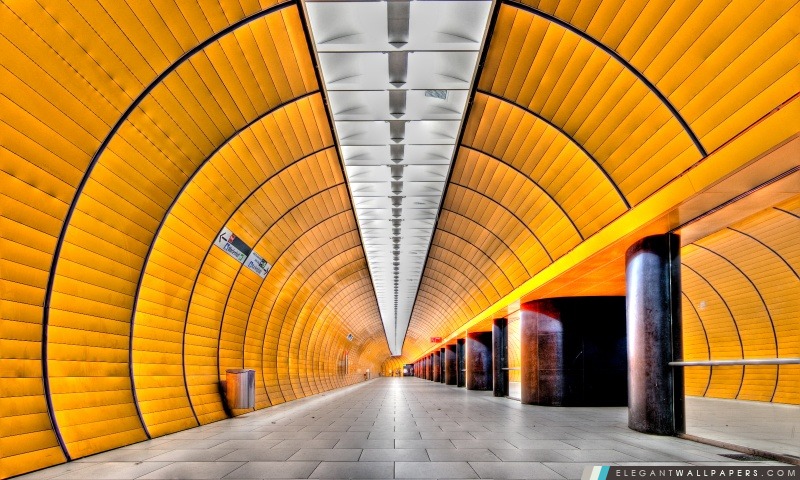 Subway Tunnel, Arrière-plans HD à télécharger