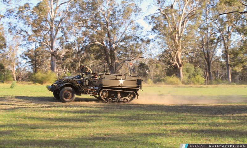 Army Truck On The Go, Arrière-plans HD à télécharger