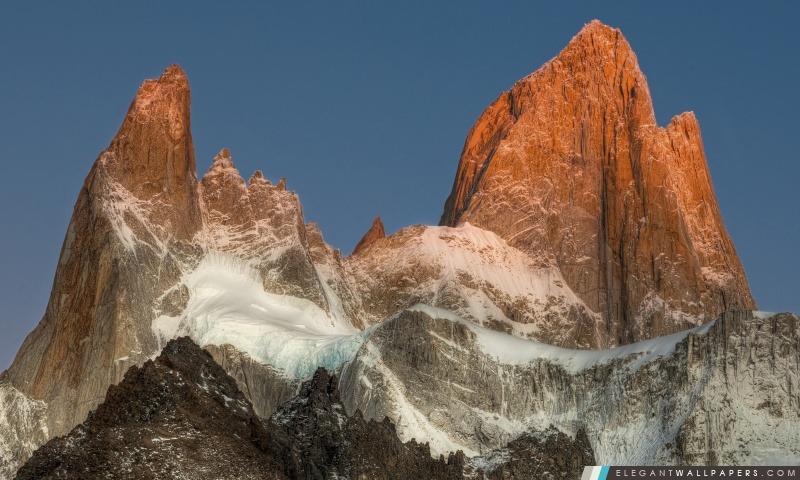 Mont Fitz Roy, Argentine, Arrière-plans HD à télécharger