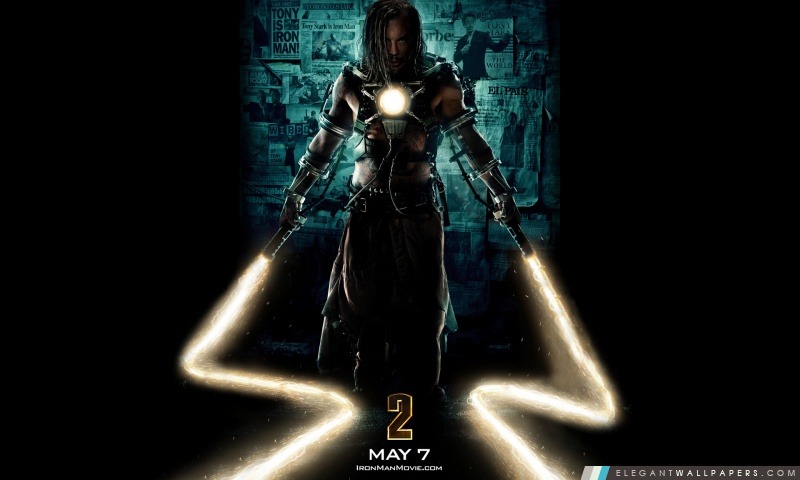 Whiplash, Iron Man 2, Arrière-plans HD à télécharger