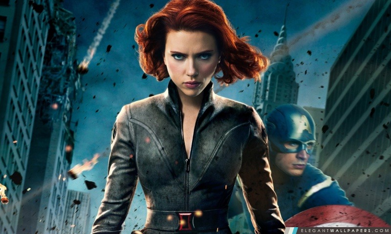 Black Widow Scarlett Johansson, Arrière-plans HD à télécharger