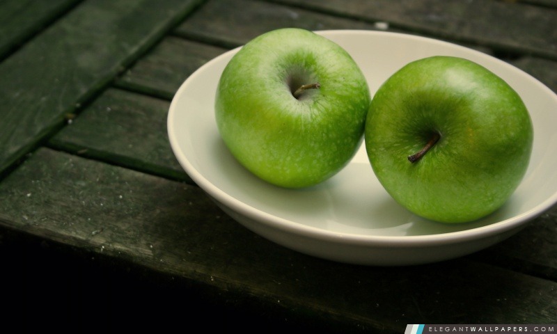 Pommes vertes, Arrière-plans HD à télécharger