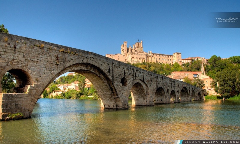 Béziers, Languedoc-Roussillon, France, Arrière-plans HD à télécharger