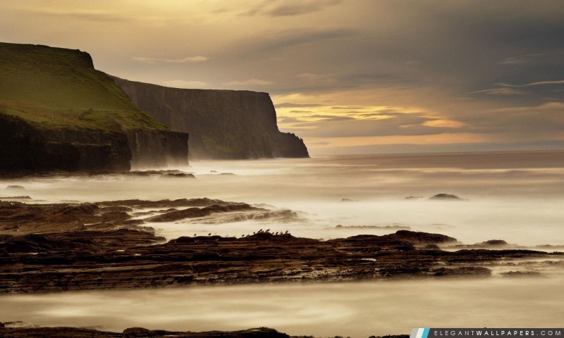Les falaises de Moher Irlande, Arrière-plans HD à télécharger