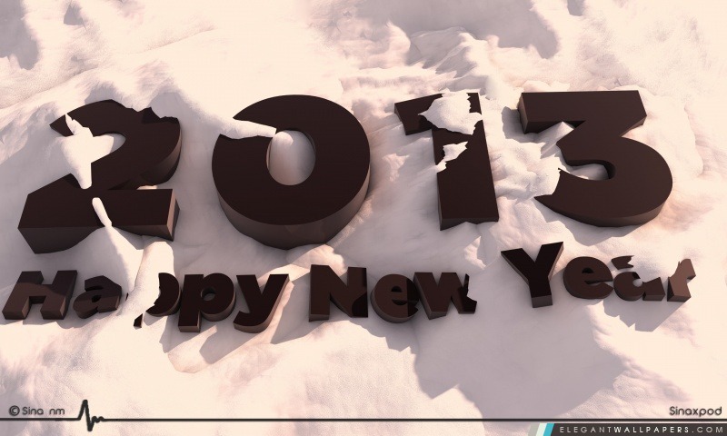 2013 Happy New Year, Arrière-plans HD à télécharger