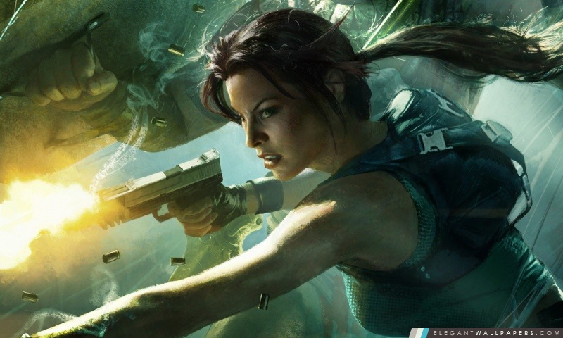Lara Croft, Arrière-plans HD à télécharger
