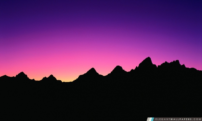 Silhouette de montagne, Arrière-plans HD à télécharger