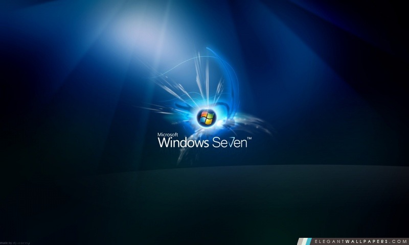 Windows Seven Glow, Arrière-plans HD à télécharger