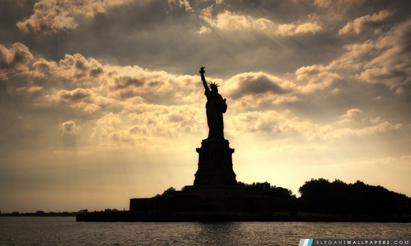 Statue de la Liberté, États-Unis, Arrière-plans HD à télécharger